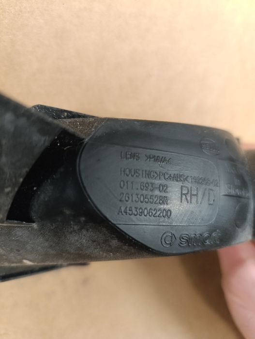 Smart Coupe 453 kierunkowskaz prawy