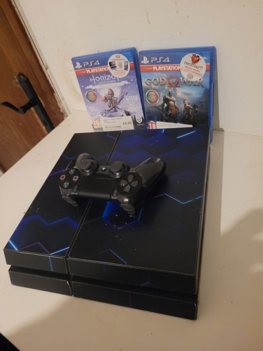 Ps4 500gb com 2 jogos