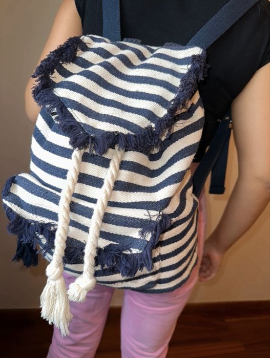 Mochila às riscas Springfield