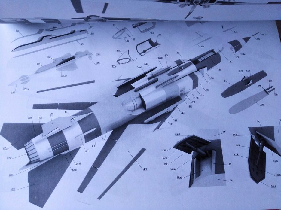 Model kartonowy MiG-23MF Hell Fighter 1:33