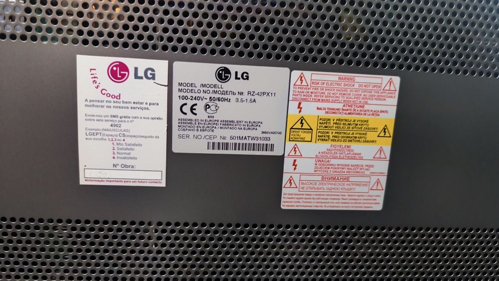 TV LG RZ42PX11 42 polegadas 42"