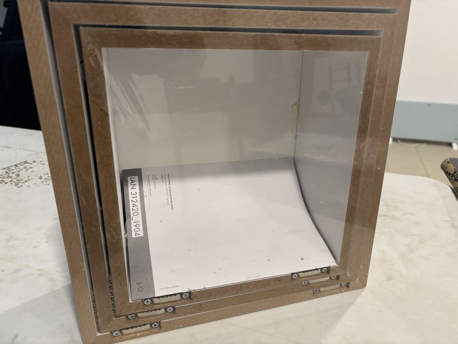 Estantes cubo branca