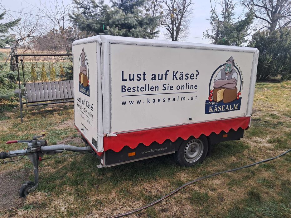 Przyczepa gastronomiczna , Stragan HUMER  300