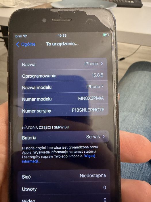 Iphone 7 czarny 32 gb NIE WYSYŁAM