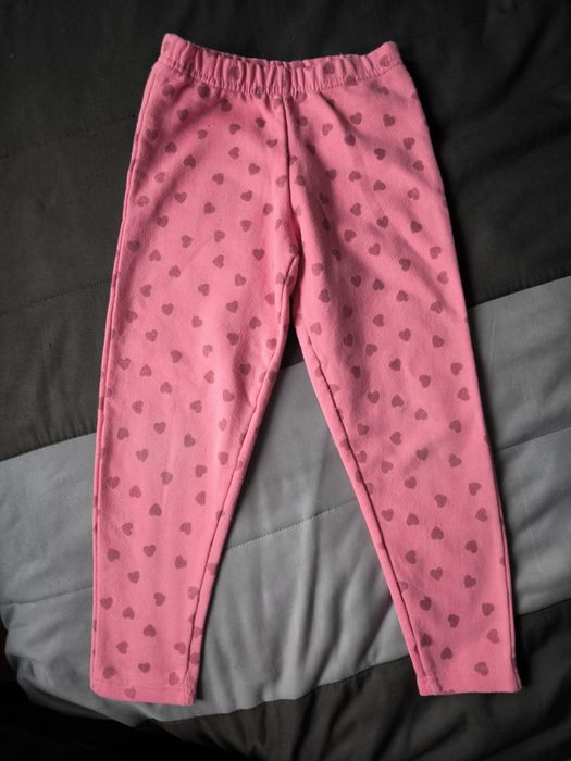 Spodnie dziewczęce 3 pary  r. 122