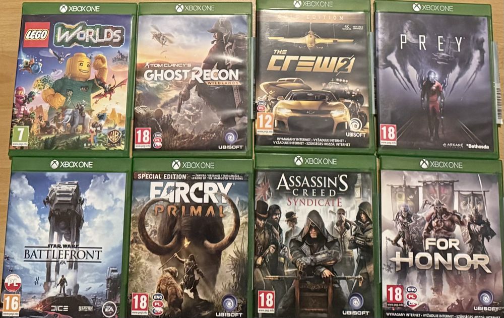 Xbox One X Project Scorpio + 8 gier