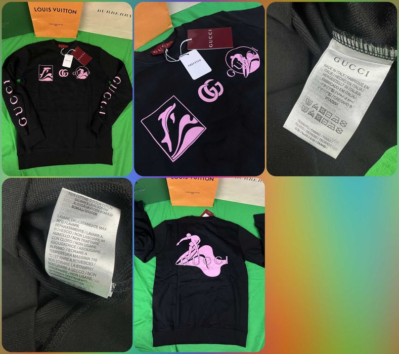 Bluzy męskie gucci fendi nowość dolce premium