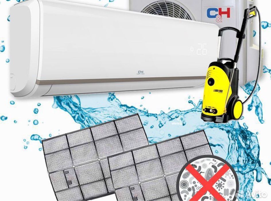 Сервис чистка обслуживание кондиционера