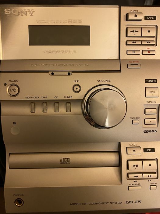 Муз центр SONY СМТ-СР1 50+50 Вт