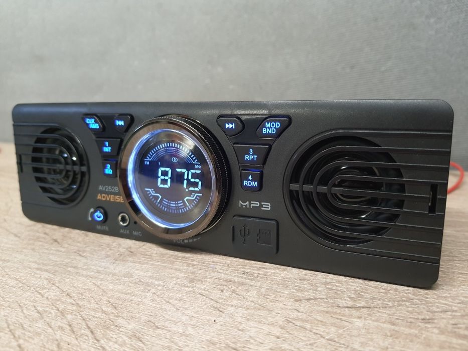 Radio z głośnikami, samochód koparka ciągnik z Bluetooth, USB, AUX