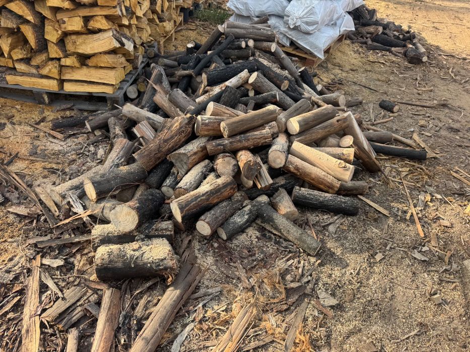 Lenha em rolos para fogões etc