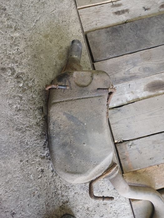 Вихлопна труба, задня банка на Фіат фрімо, глушник нт 2.0 дизель