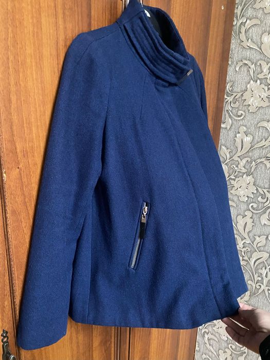 Осіннє коротке пальто Mango S шерсть демисезонна куртка /для вагітних