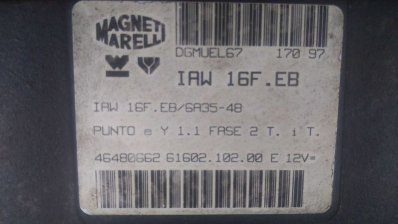 Centralina Do Motor Fiat Punto (176_)