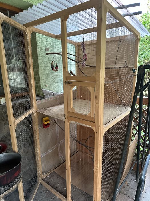 Клітка вольєр для паруг та птиці