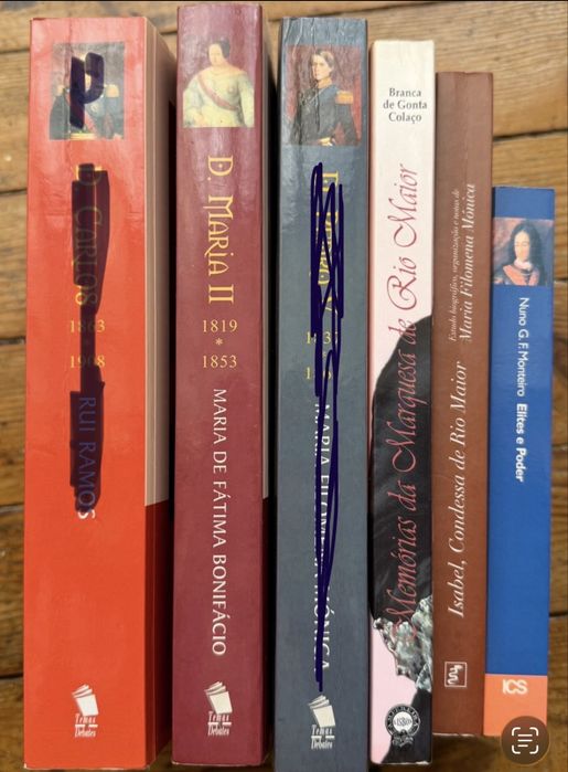 Reis de Portugal,  D maria II e outros livros