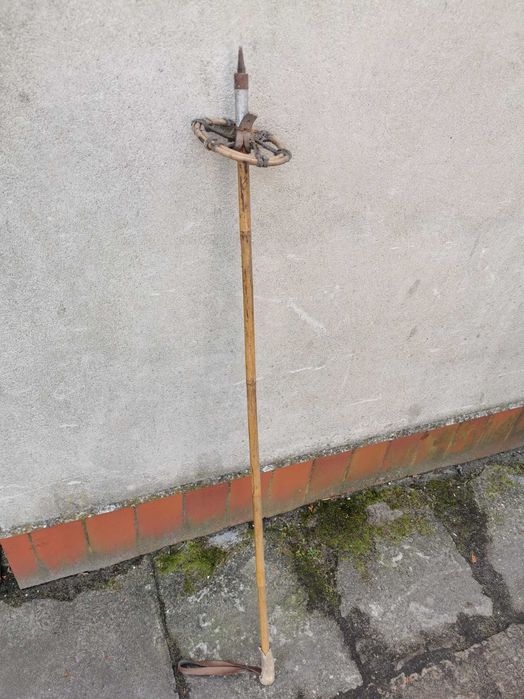 Stary zabytkowy kijek do nart 3 Rzesza