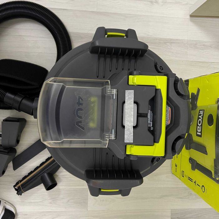 Будівельний пилосос Ryobi 40V HP RY40WD01 сухе/вологе прибирання США