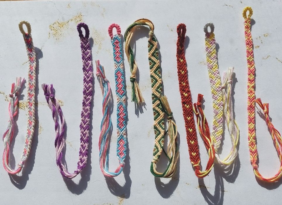 Bransoletki z muliny ręcznie robione 14zł - 1szt