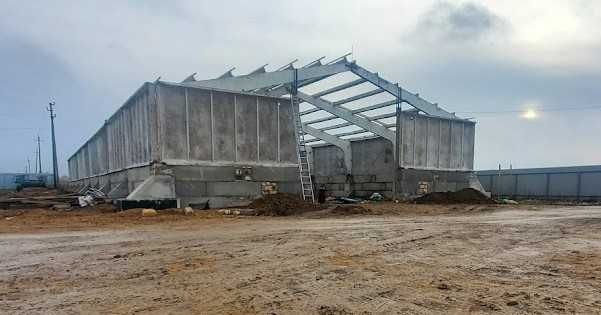 Ангари та зерносховища: Капітальні залізобетонні конструкції