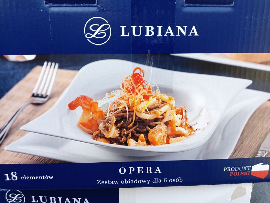 Zestaw talerzy opera 6 osobowych