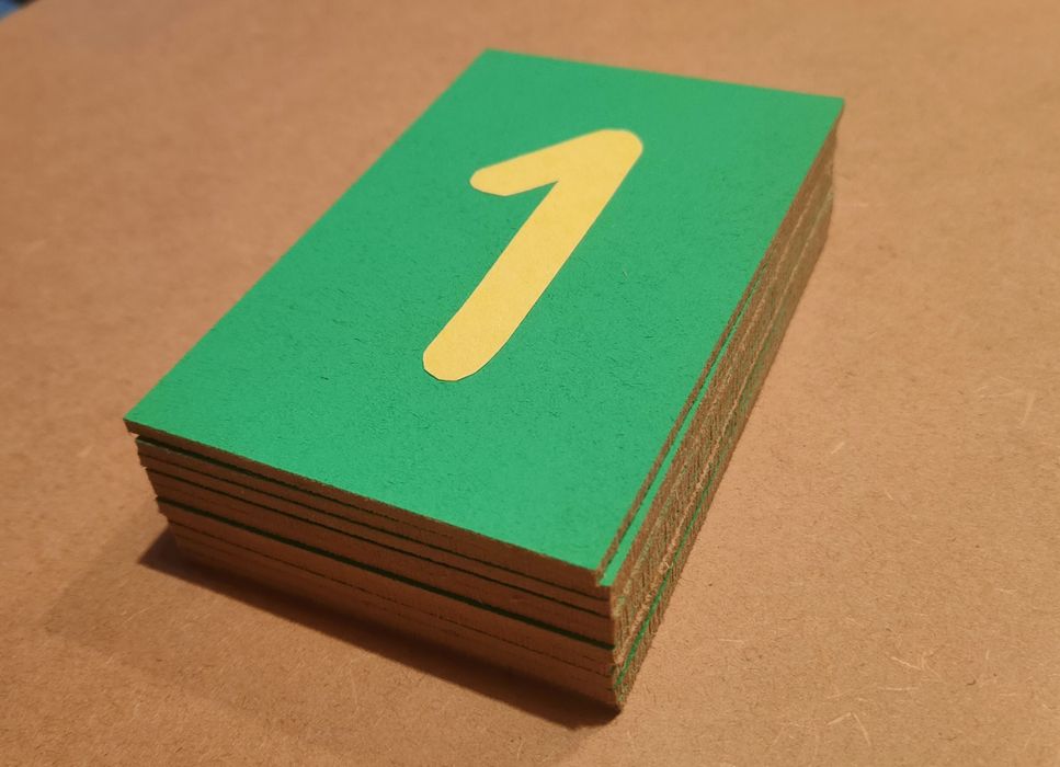 Szorstkie cyfry z Warsztatu Montessori