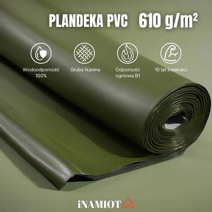 NOWA wiata pastwiskowa dla zwierząt 8x8m, OCYNK, plandeka PVC