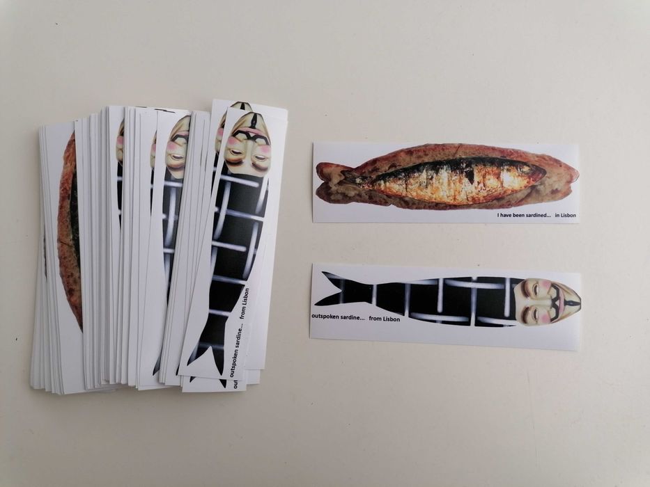 Marcadores de livros - sardinha