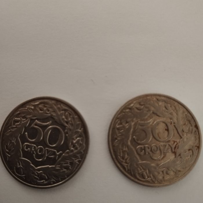 50 gr 1923rok 2 sztuki