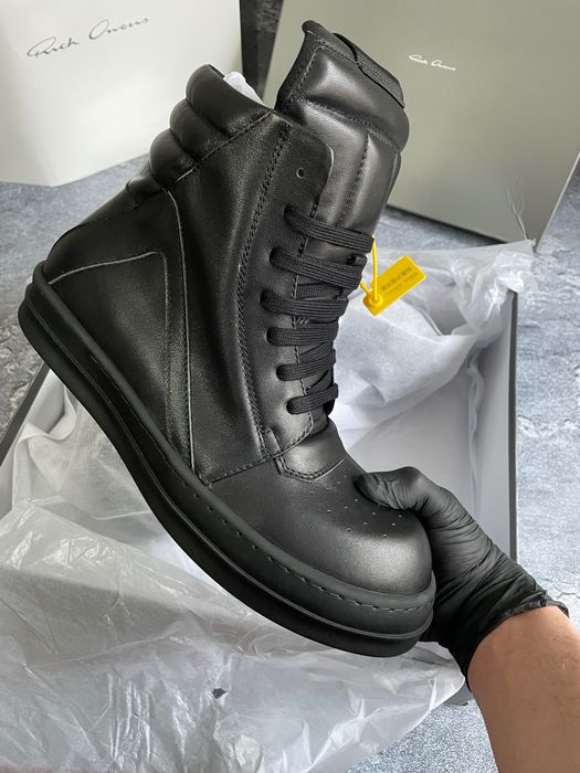 Rick Owens Geobasket Low Black