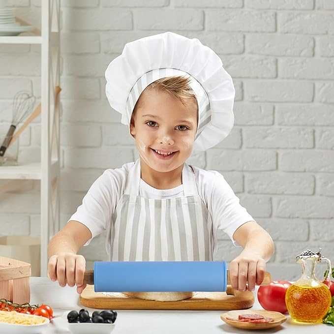 Wałek do ciasta z silikonową matą do pieczenia
