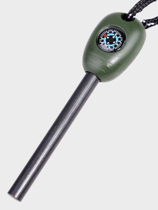 Krzesiwo Magnezowe z kompasem i gwizdkiem