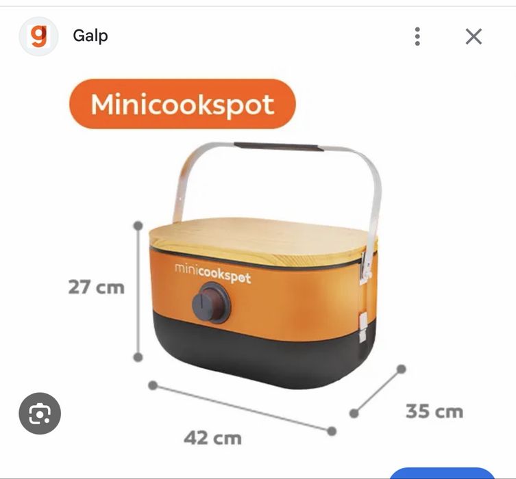 Grelhador minicookepot Galp