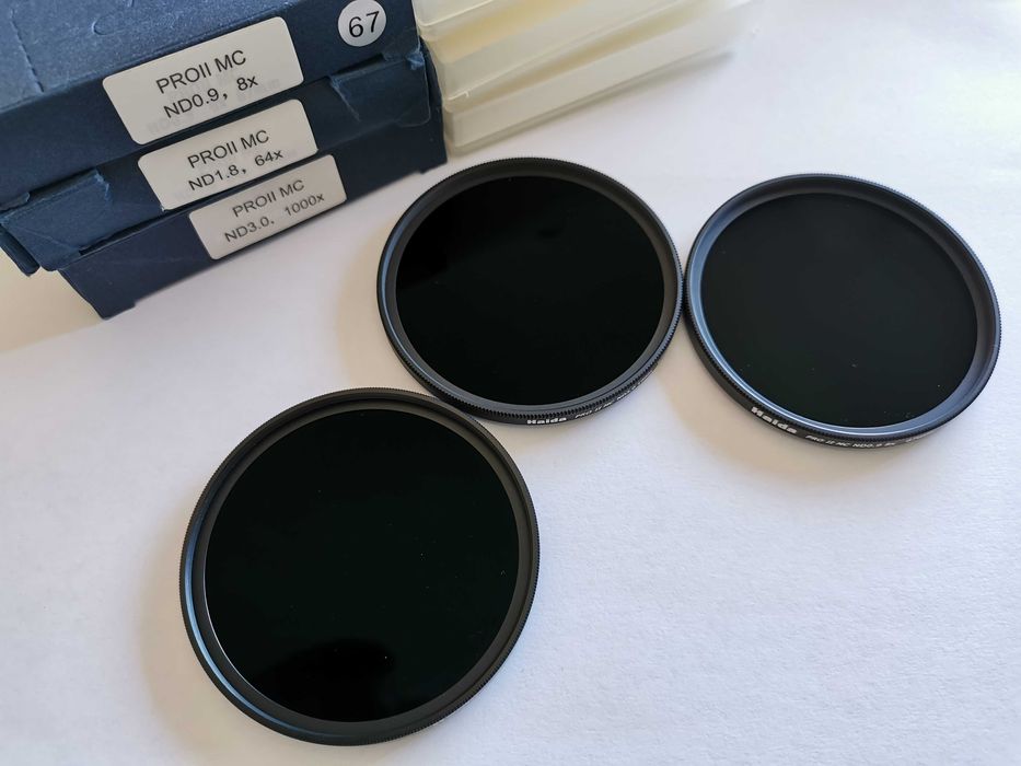 Pack 3 ND Haida Pro II Multi Coating 67 mm (ND 0.9, ND 3.0 e ND 64)