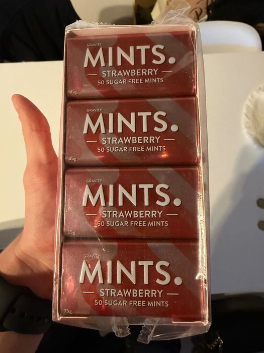 cukierki mints.