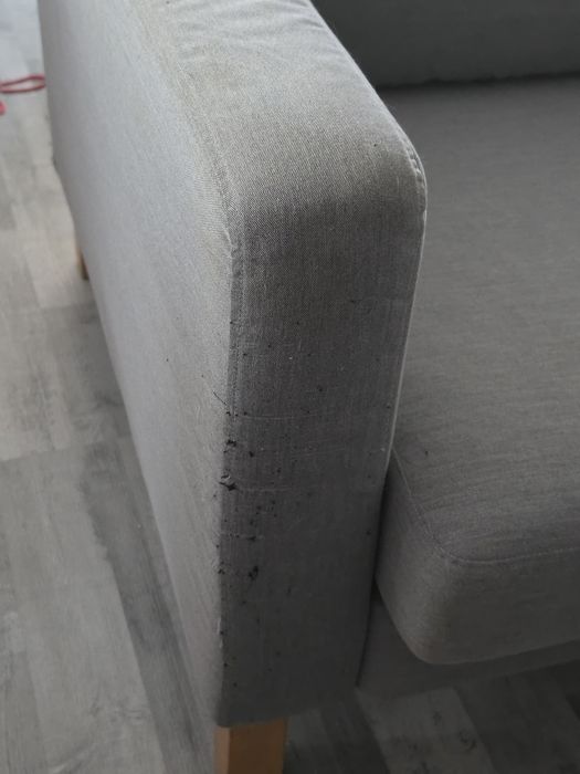 Sofa 3 lugares cinza claro