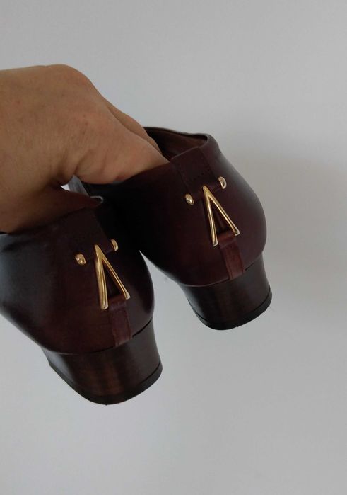 Czółenka luxury skóra naturalna Oswald. Nowe