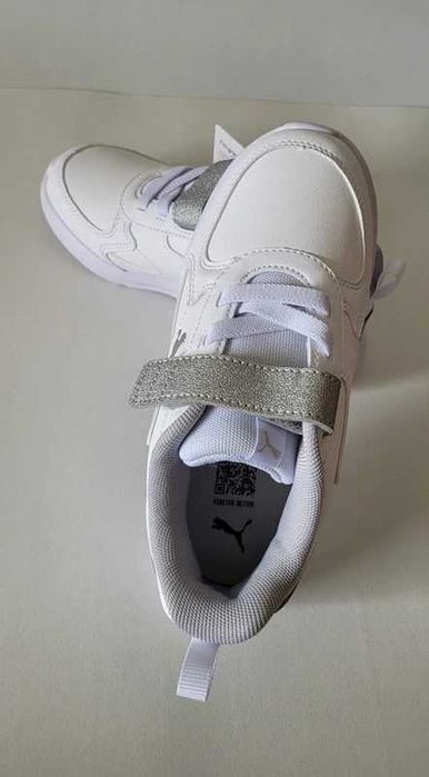 Puma Fun Racer Menina tamanho 31 Novas Brancas