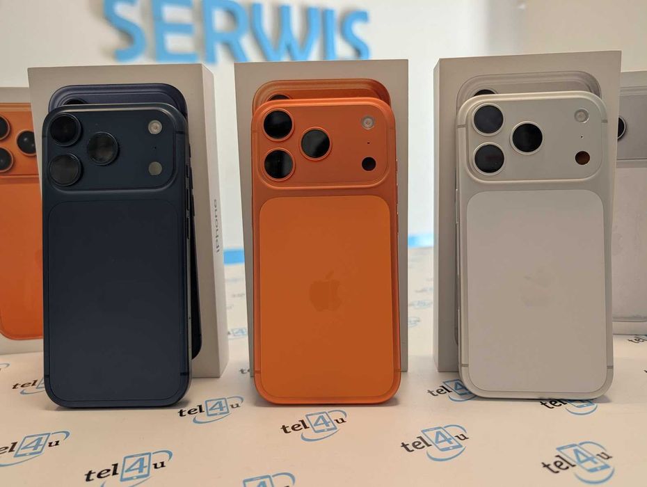 Tel4u Nev iPhone 17 Pro 256GB Orange 100% cykl:0 Długa35