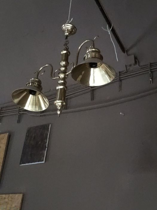 Candeeiro de teto latão em excelente estado