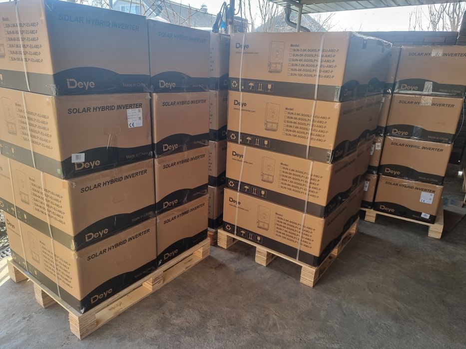 Гібридний інвертор Deye 8 кВт SUN-8K-SG05LP1-EU-AM2-P 1250$ в наявності!