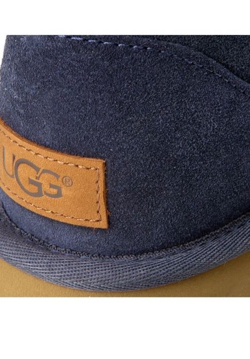 UGG ‼️W Classic Mini II  W/NAVY  Tanio‼️Granatowe Nowe  Bestseller !!!