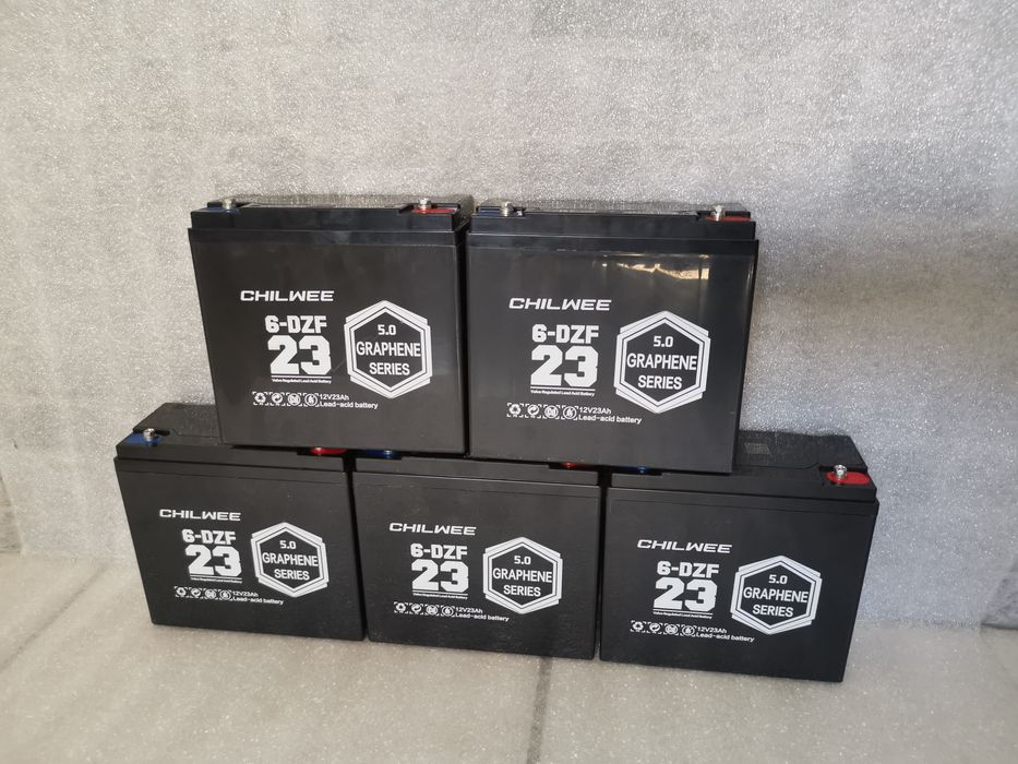 5 Baterias motas bicicletas elétricas Chilwee Grafeno 60V 23Ah 6-DZF23