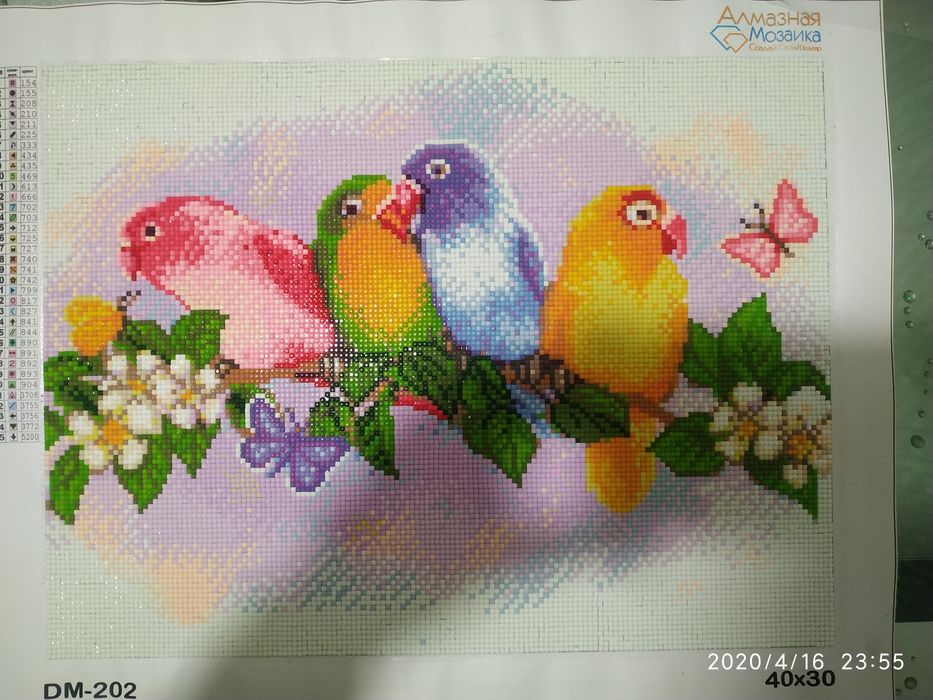 Готовая алмазная картина