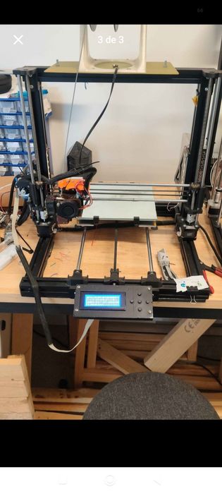 Impressora 3D anet a8 estrutura metálica