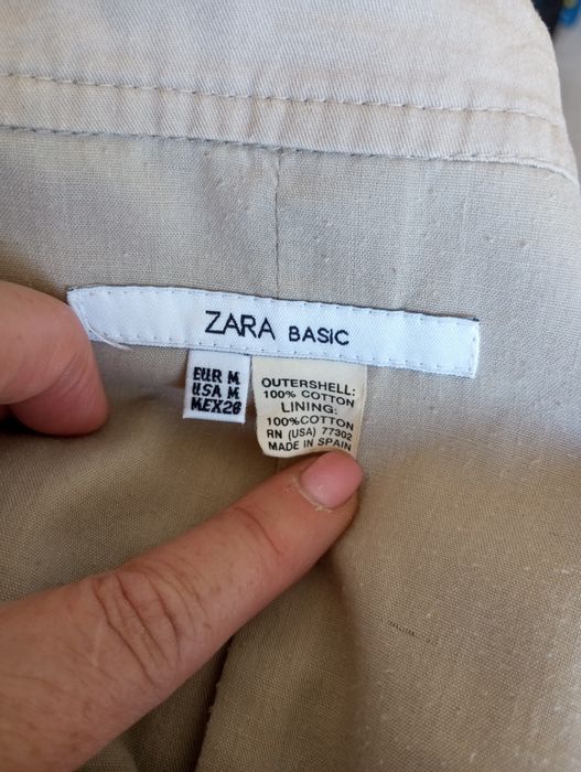 Casaco Zara caqui