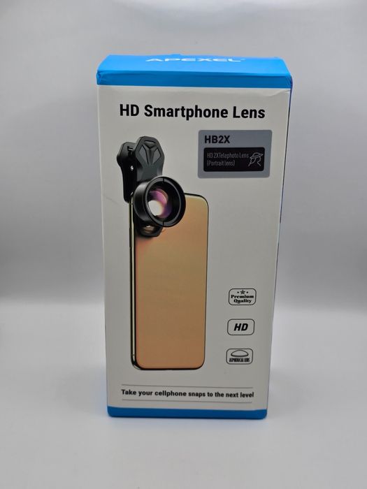 Uniwersalny Obiektyw Makro Smartfon 4K APEXEL 100mm filtry CPL