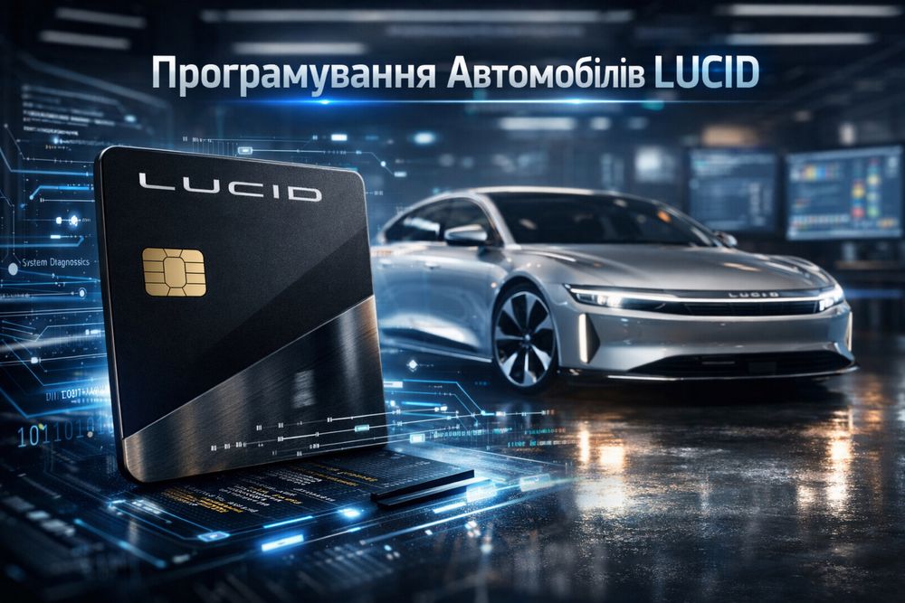 Програмування Lucid / Tesla. Діагностика. Підшивка ключа. Srs блок ітд