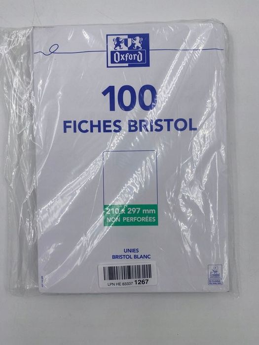 outlet papier oxford bristol a4 100 arkuszy a4 biały opis