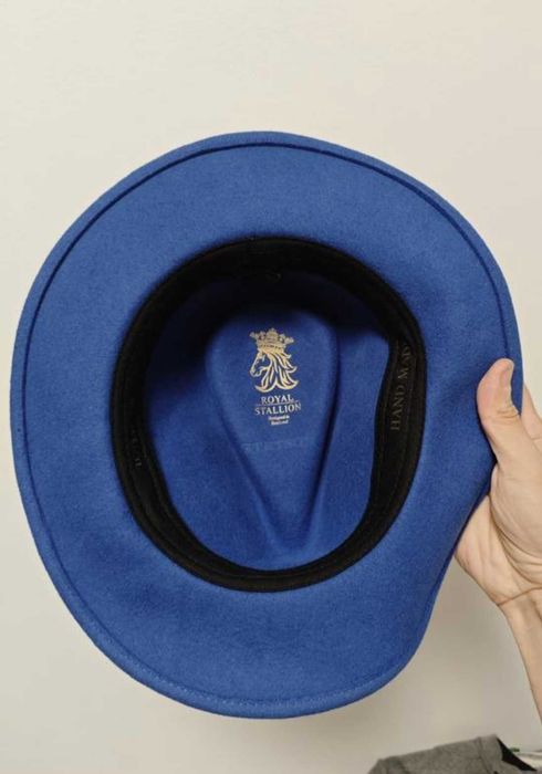 Stetson р 58 L  чоловічий синій фетровий капелюх мужская шляпа